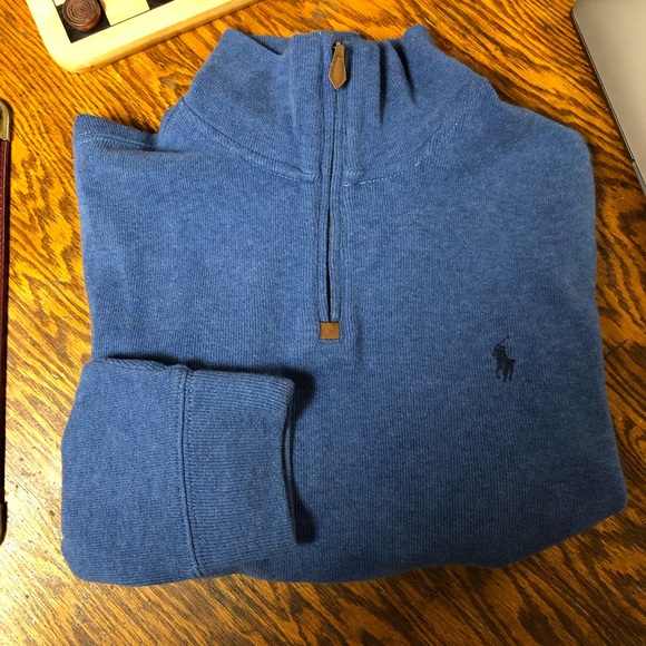 Polo Ralph Lauren Quarter Zip Sweater - Picture 1 of 2